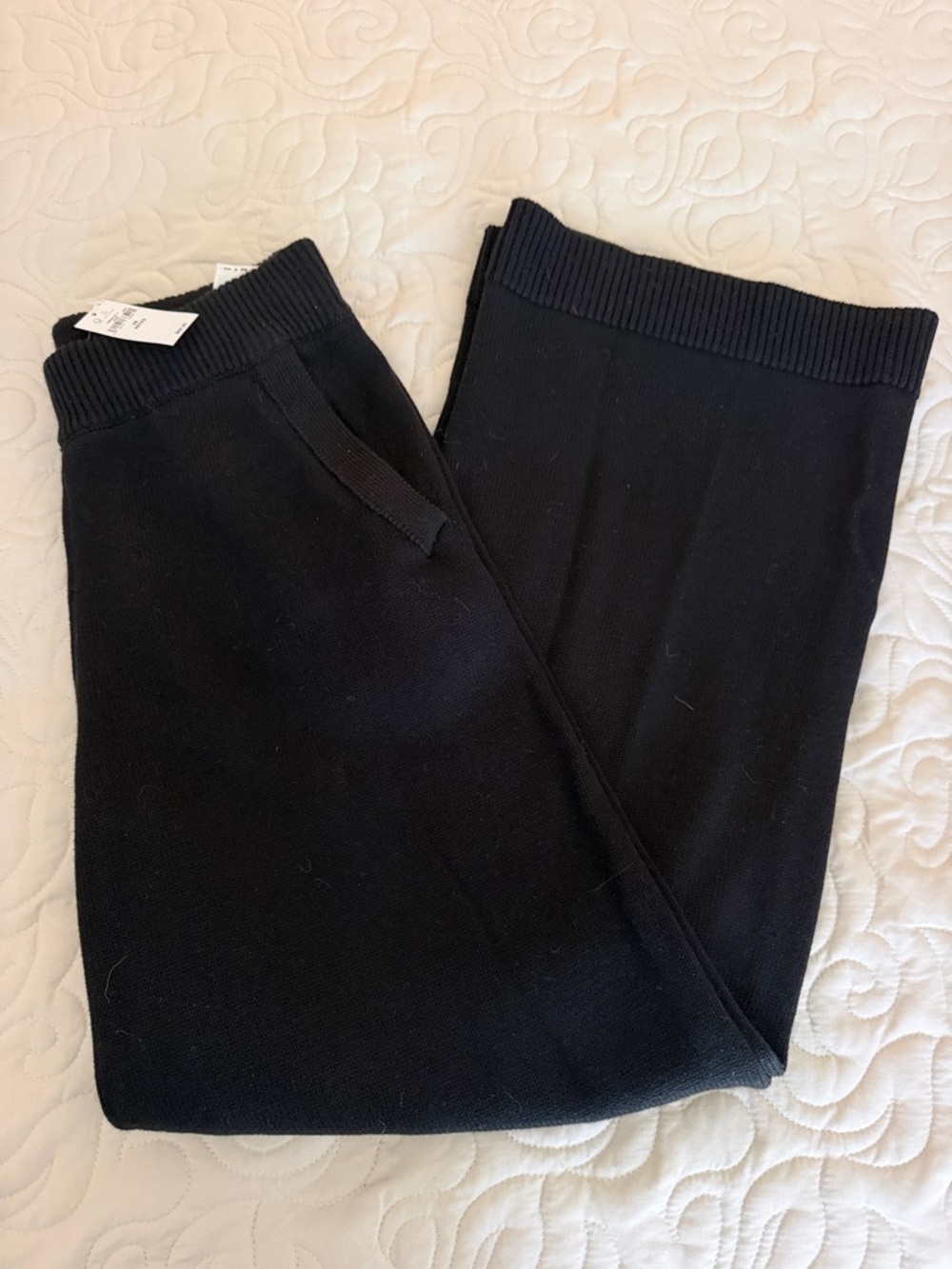 GAP Black Wide Leg Knit Pants